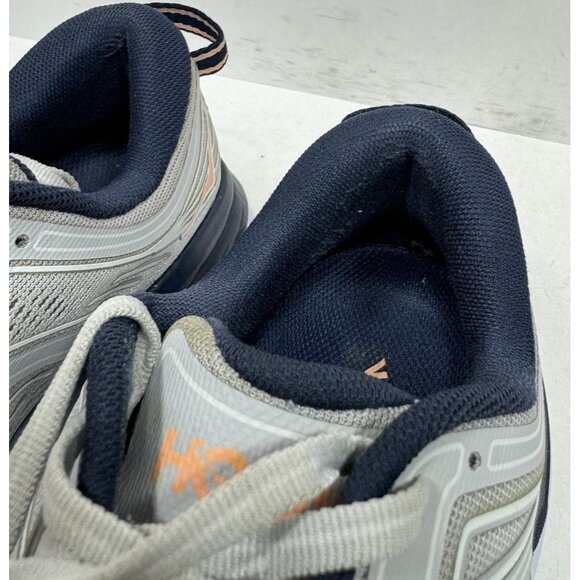Hoka Womens One One Gray and Navy Athletic Shoes Size 7W - Picture 12 of 12